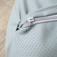 child safety zip, perforated leather, pillow mat, beanbag