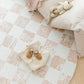 Softly Summer Cuvvy play mat cover, padded play mat, vegan leather, reversible, rug design, baby play mat