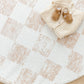 Softly Summer Cuvvy play mat cover, padded play mat, vegan leather, reversible, rug design, baby play mat