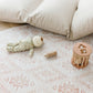 Softly Summer Cuvvy play mat cover, padded play mat, vegan leather, reversible, rug design, baby play mat