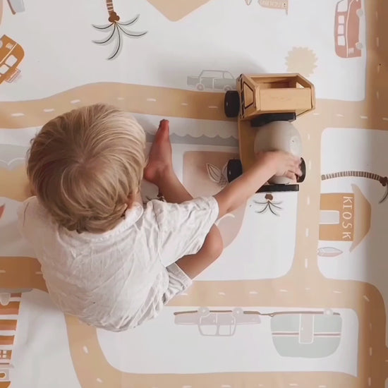 padded play mat, road play mat, kids play mat