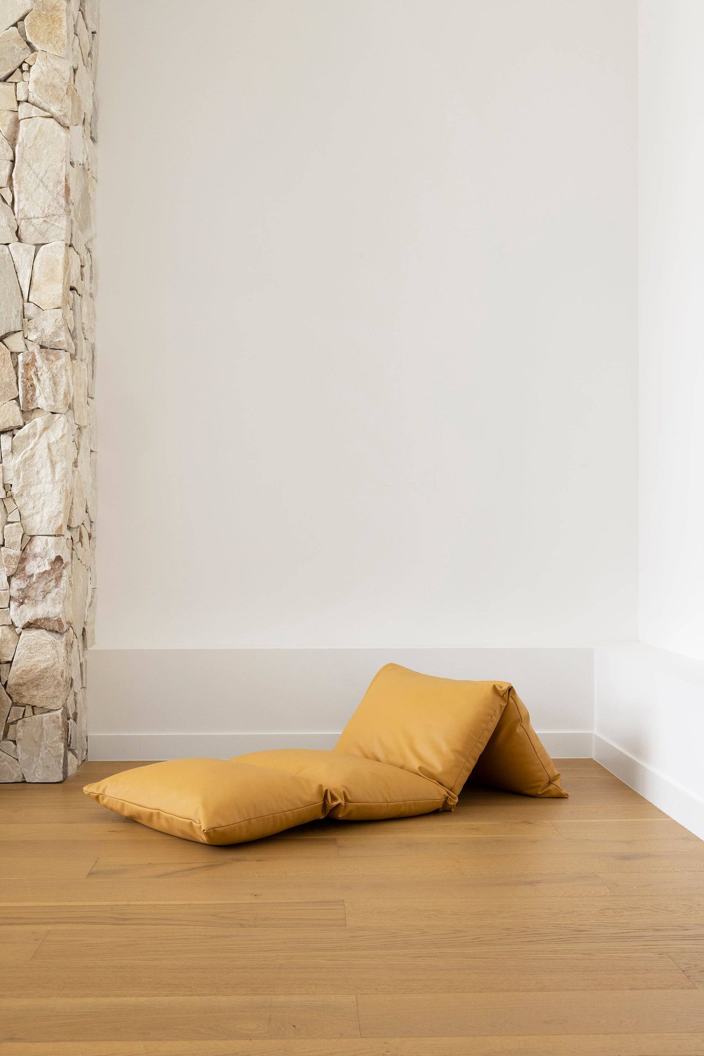 Vegan Leather Pillow Mat Lounger
